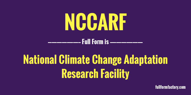 nccarf-full-form