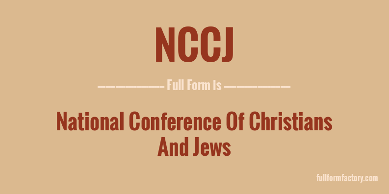nccj-full-form