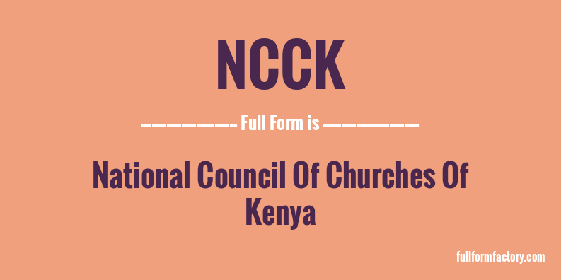 ncck-full-form