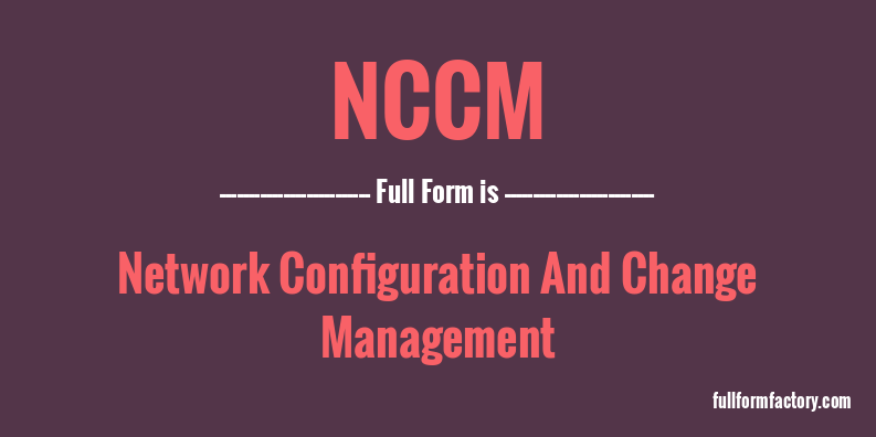nccm-full-form