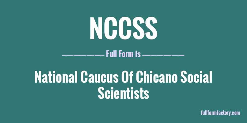 nccss-full-form