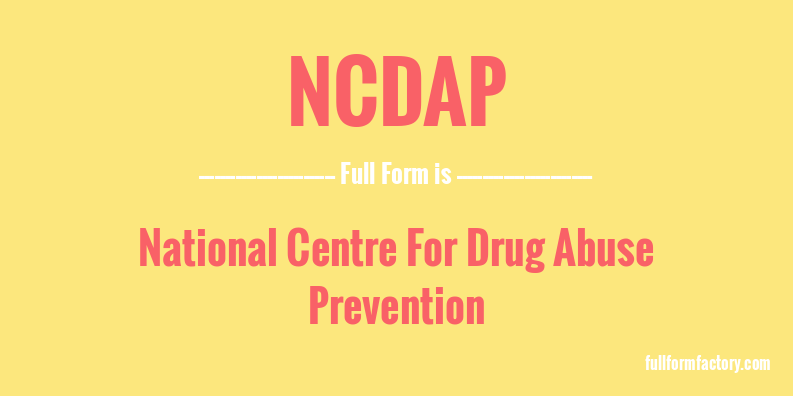 ncdap-full-form