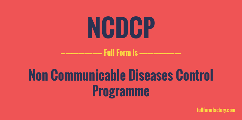 ncdcp-full-form