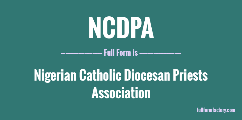 ncdpa-full-form