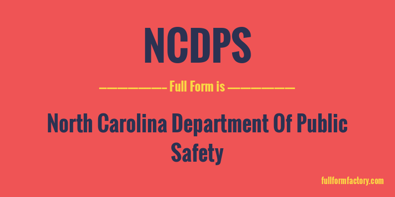 ncdps-full-form