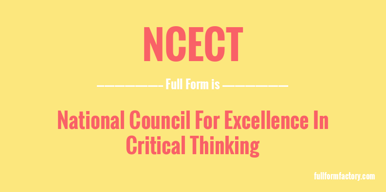 ncect-full-form