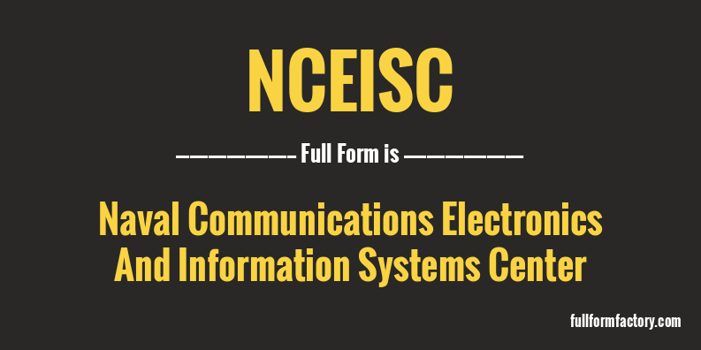 nceisc-full-form