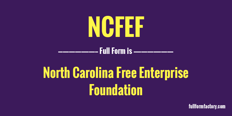 ncfef-full-form