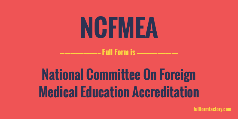 ncfmea-full-form