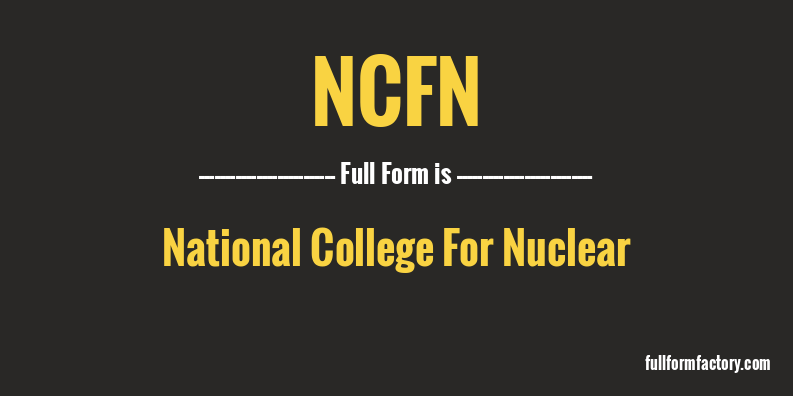 ncfn-full-form