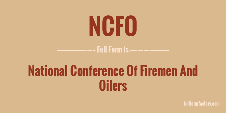 ncfo-full-form