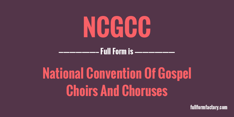 ncgcc-full-form