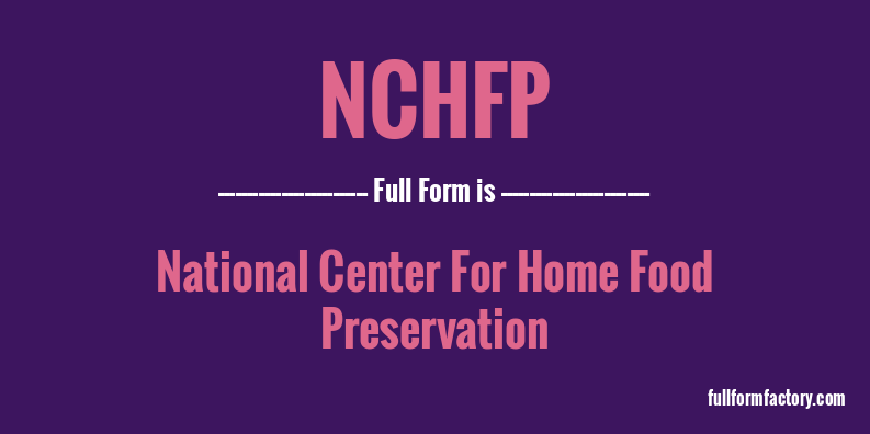 nchfp-full-form