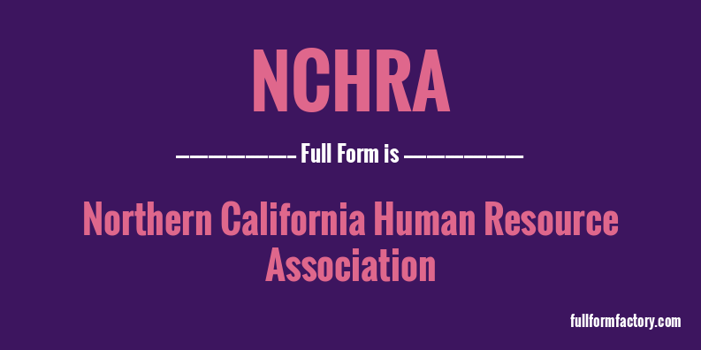 nchra-full-form