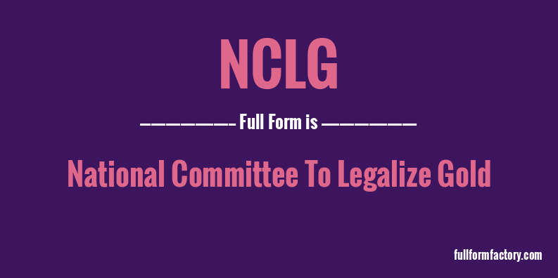 nclg-full-form