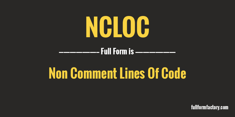 ncloc-full-form
