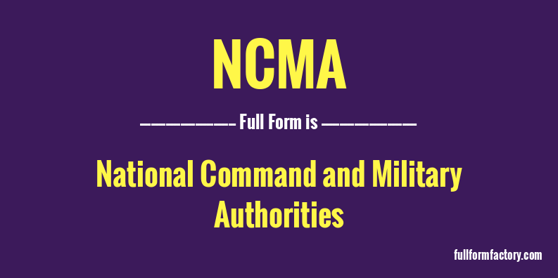 ncma-full-form