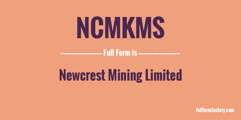 ncmkms-full-form