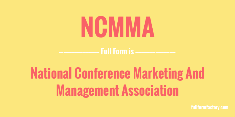 ncmma-full-form