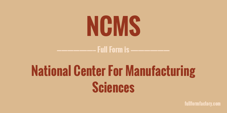 ncms-full-form