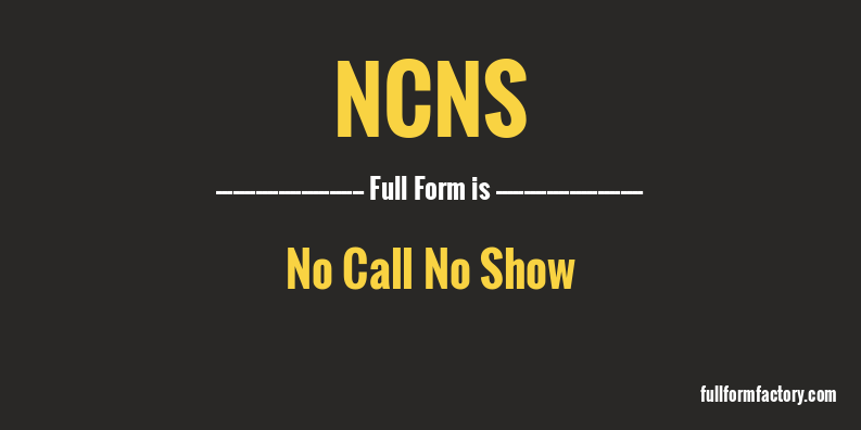 ncns-full-form