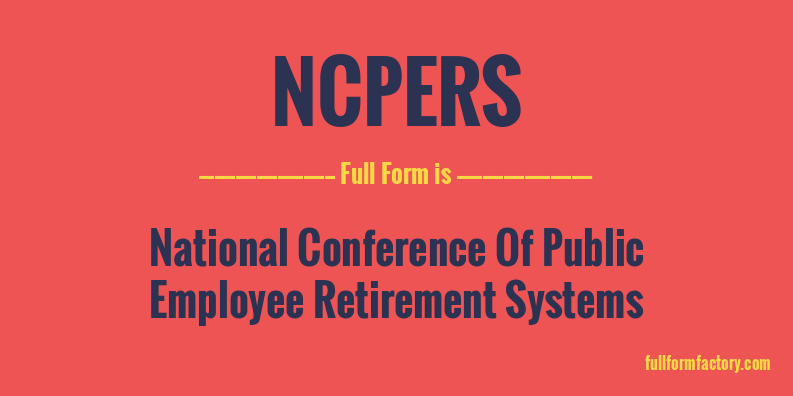 ncpers-full-form