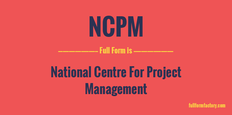 ncpm-full-form