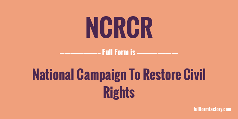 ncrcr-full-form