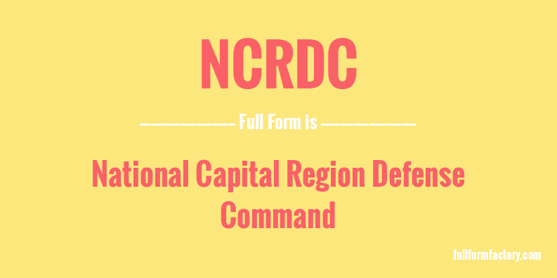 ncrdc-full-form