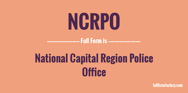 ncrpo-full-form