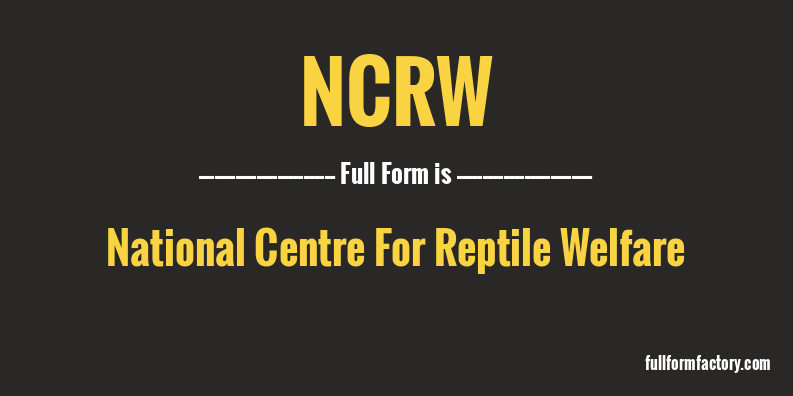 ncrw-full-form