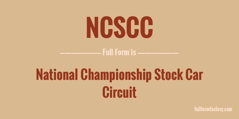 ncscc-full-form