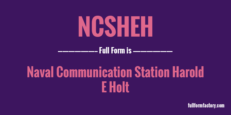 ncsheh-full-form