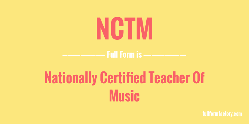 nctm-full-form