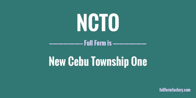 ncto-full-form