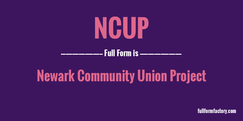 ncup-full-form