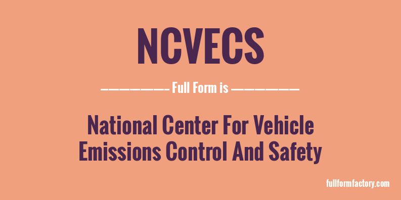 ncvecs-full-form