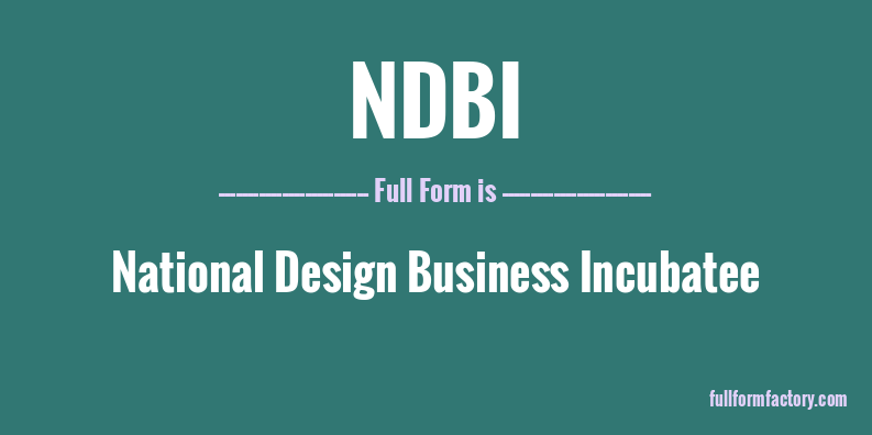 ndbi-full-form