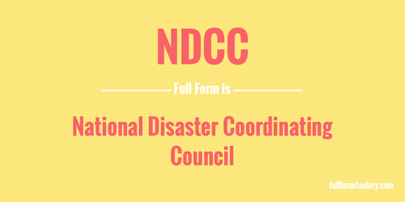ndcc-full-form