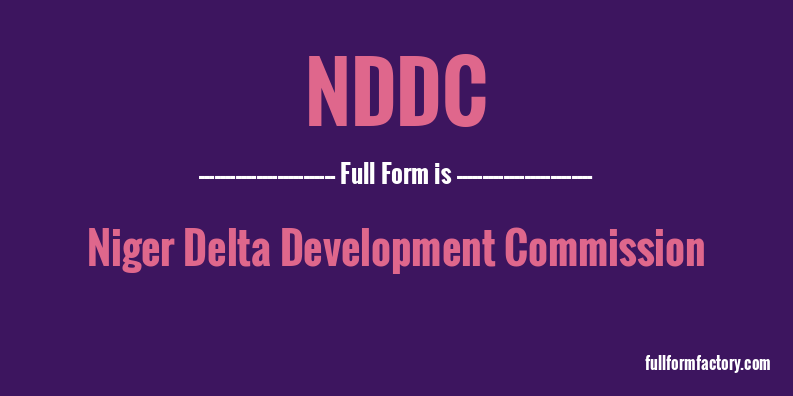 nddc-full-form