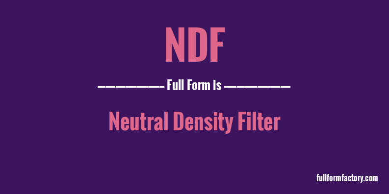 ndf-full-form