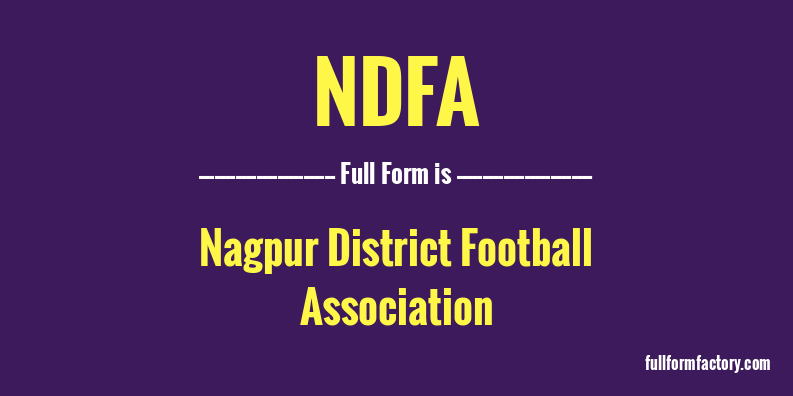 ndfa-full-form