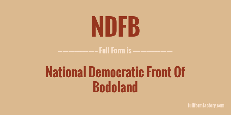 ndfb-full-form