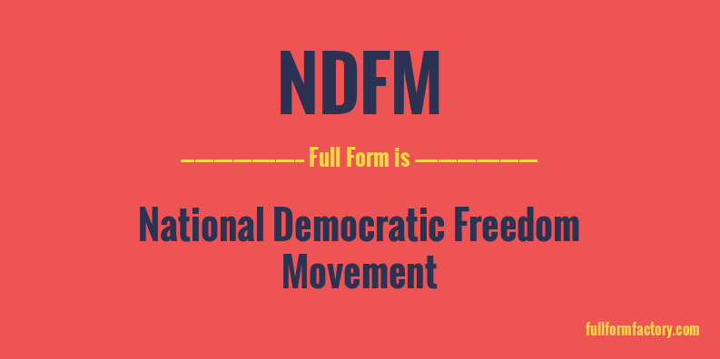 ndfm-full-form