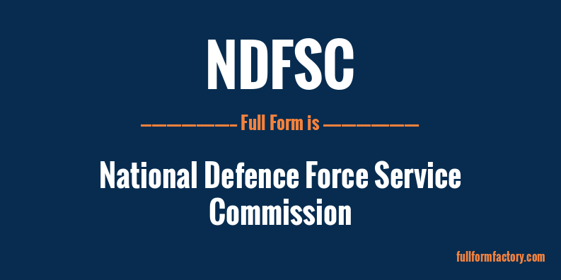 ndfsc-full-form