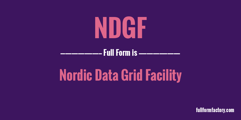 ndgf-full-form