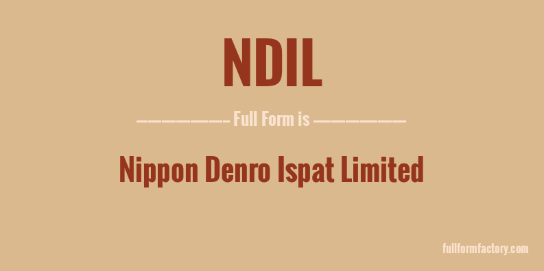 ndil-full-form