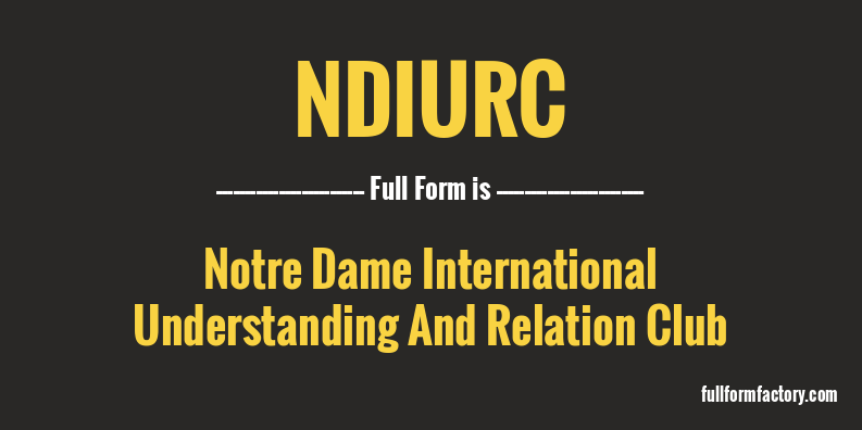 ndiurc-full-form