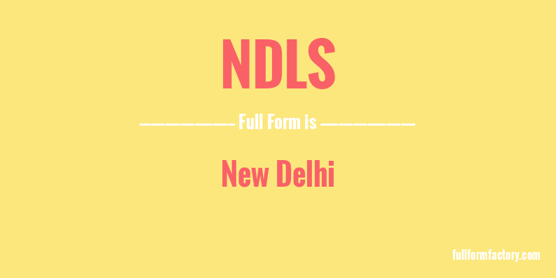 ndls-full-form