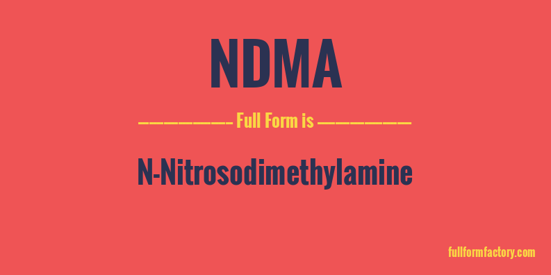 ndma-full-form